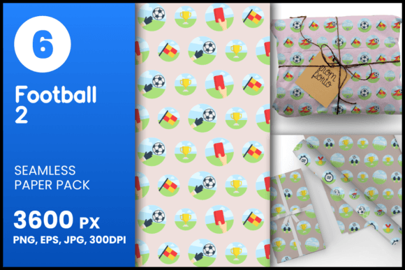Football 2 Seamless Patterns: Versatile Designs for Creative and Professional Projects