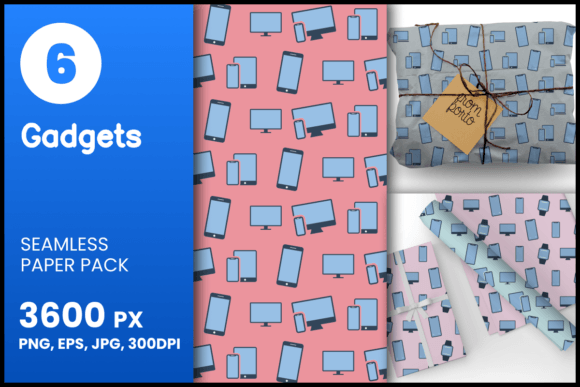 Gadgets Seamless Patterns for Creative and Practical Uses