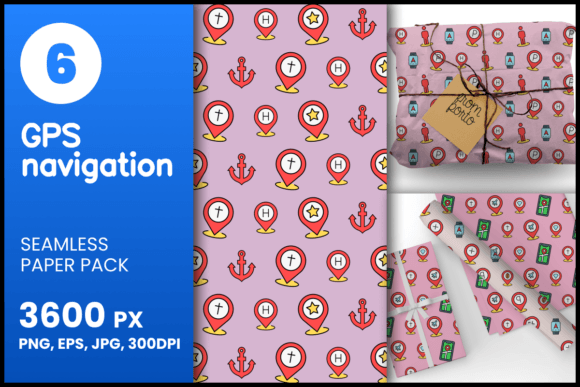 GPS Navigation Seamless Patterns: A Creative and Practical Resource for Designers and Entrepreneurs