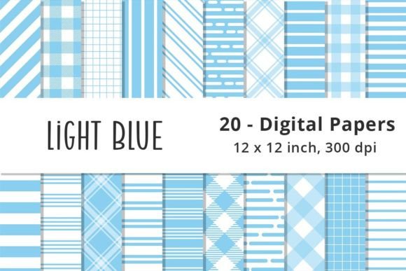 Light Blue Stripes Background Paper