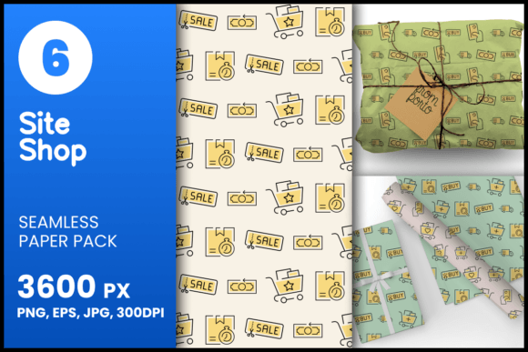 Site Shop Seamless Patterns