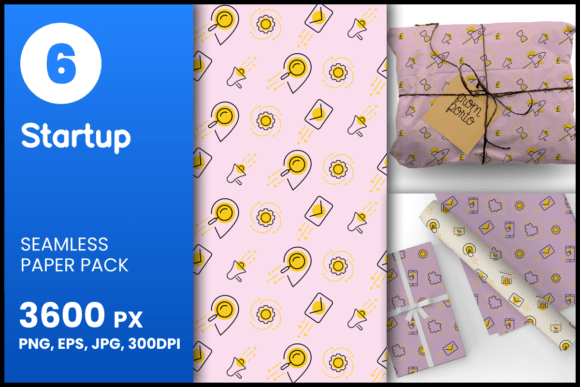 Startup Seamless Patterns for Creative Projects