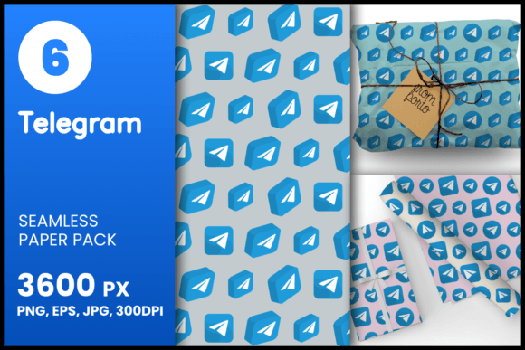 Telegram Seamless Patterns: A Versatile Design Asset for Creative and Digital Projects