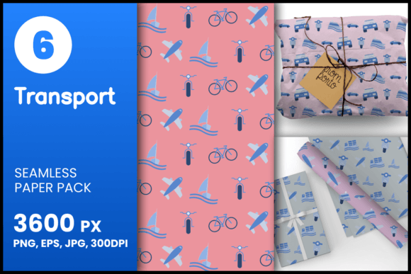 Transport Seamless Patterns: Elevating Creativity with Versatile Design Elements