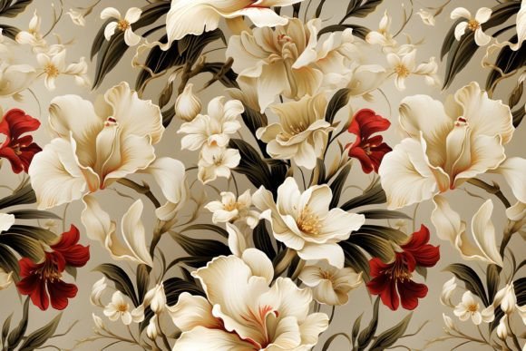 Vibrant Orchids Floral Seamless Pattern: A Versatile Design for Creative Projects